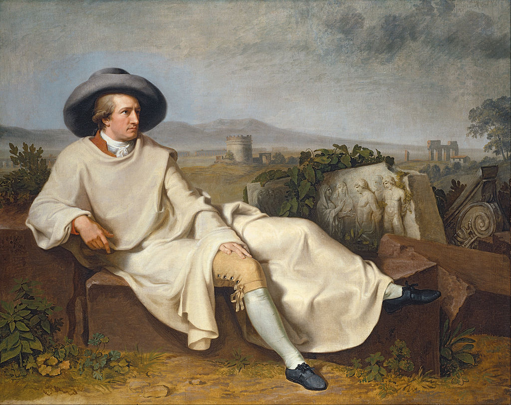 Johann Heinrich Wilhelm Tischbein Goethe In The Roman Campagna Google Art Project